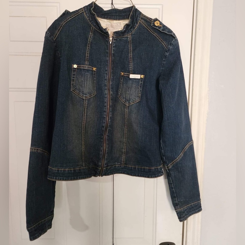 Baby Phat Denim Jean Jacket Size L